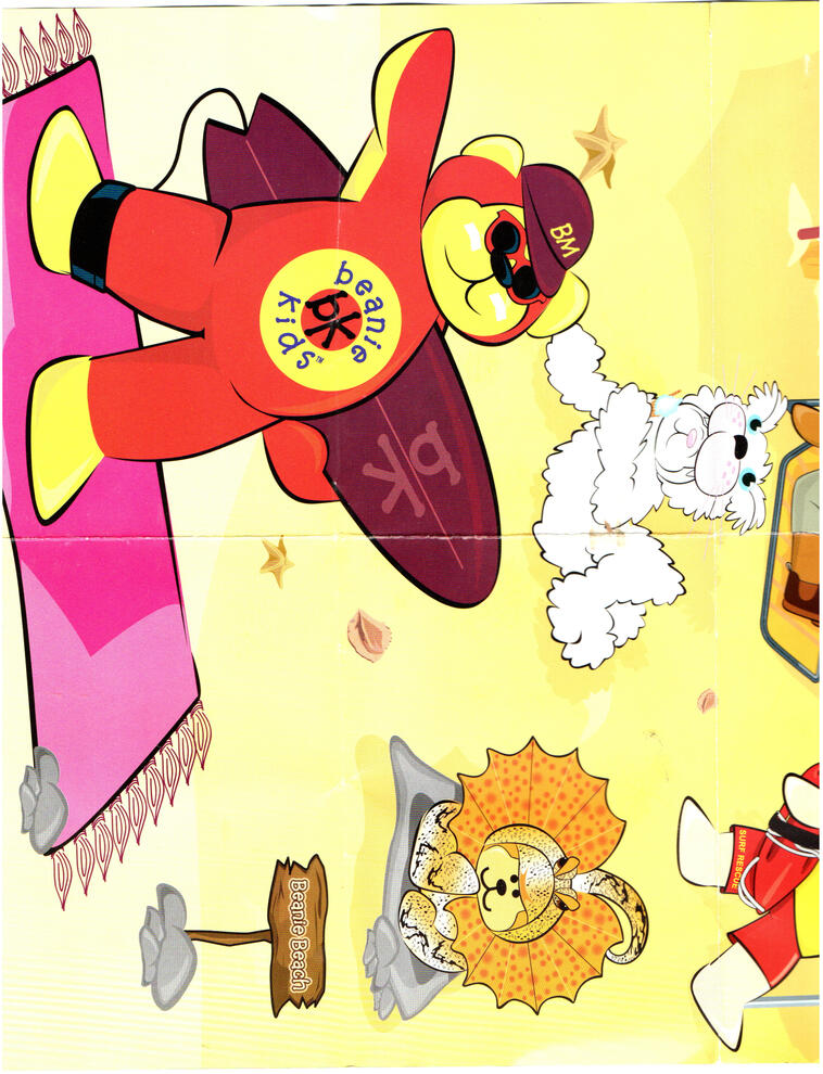 Beanie Kids Beach Poster Beanie Kids Beach Poster